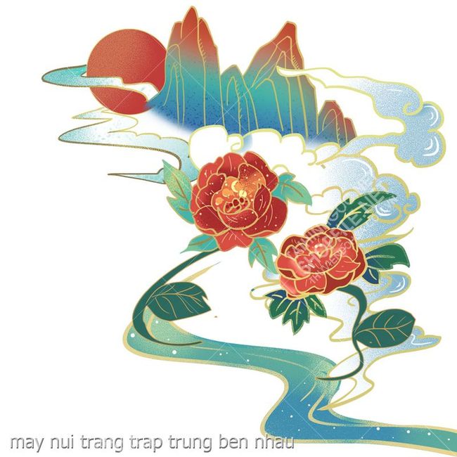 may nui trang trap trung ben nhau